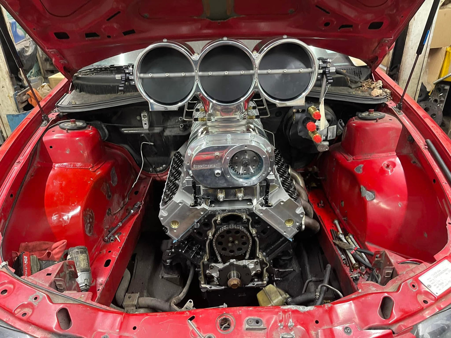 Big and Ugly Injector Hat 10.5" Tall 5 9/16" Blades