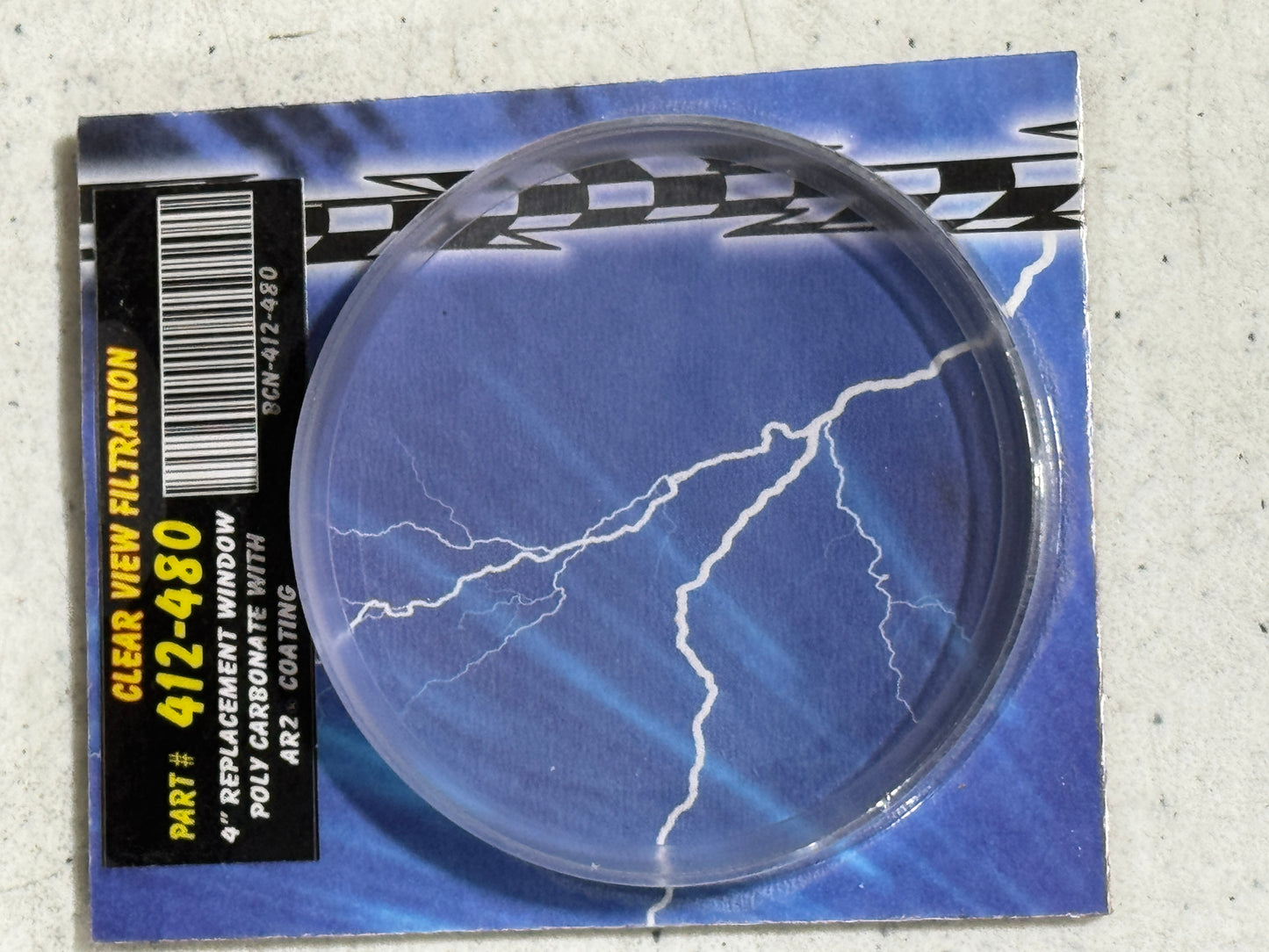 4" Replacement Window & O-Ring Kit.